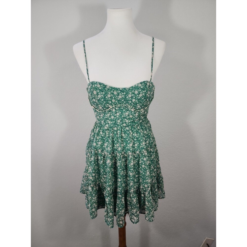 Hazel Boutique Open Back Floral Summer Coquette Dress Size M